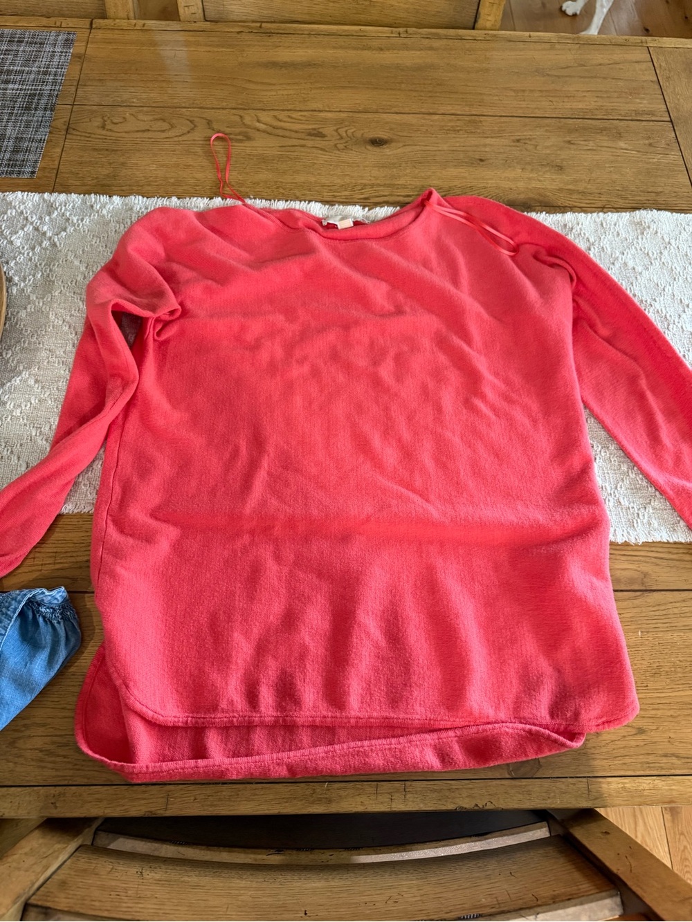 MICHAEL Michael Kors Coral Scoop Neck Sweater